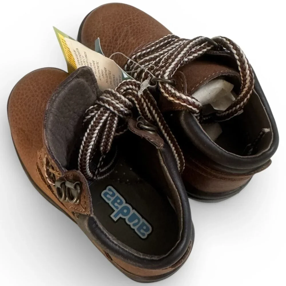 Croqueta y Audez Boy's Size 7 Brown Lace Up Boots